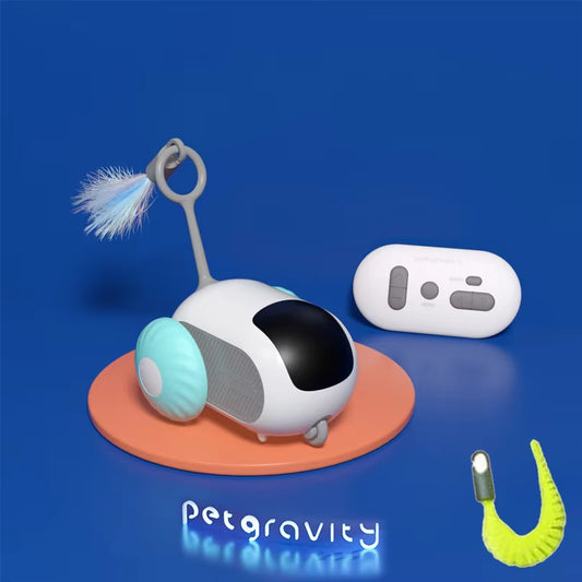 Pet Gravity Cat Smart Interactive Car Toy Automatic Moving Remote Mouse Indoor Controlled Car for Dogs Playing